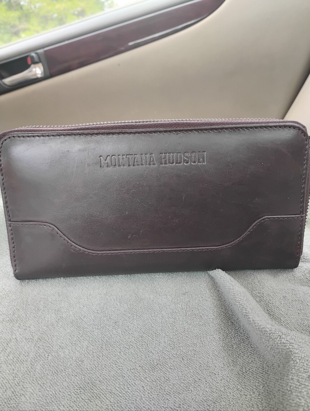 Montana Hudson Zip Wallet - Dark Brown